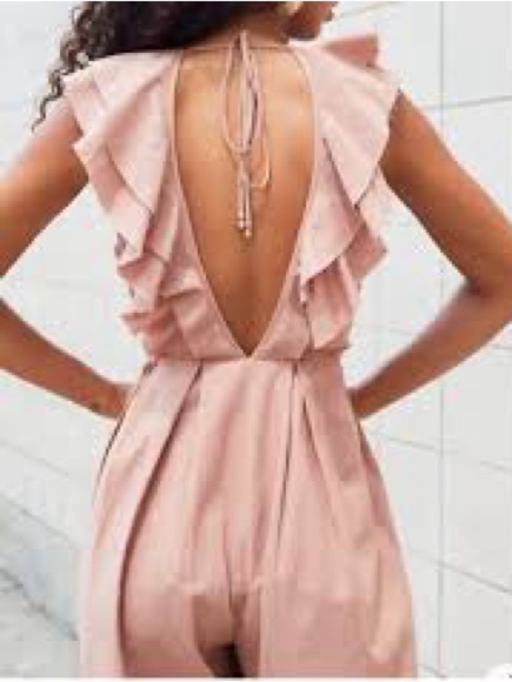 Free People Blush Pink Marta Jumpsuit - Picture 1 of 3